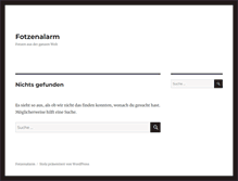 Tablet Screenshot of fotzenalarm.com